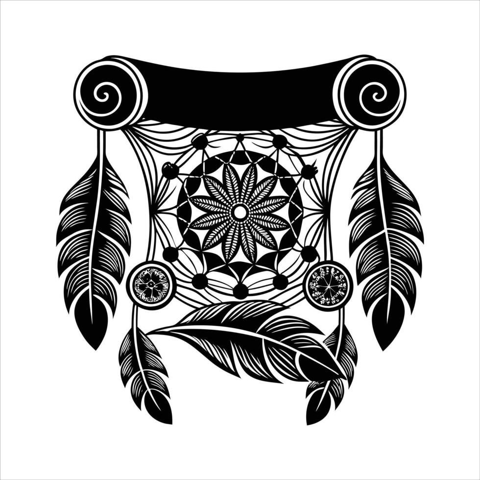 Mesmerizing Dream Catcher vector