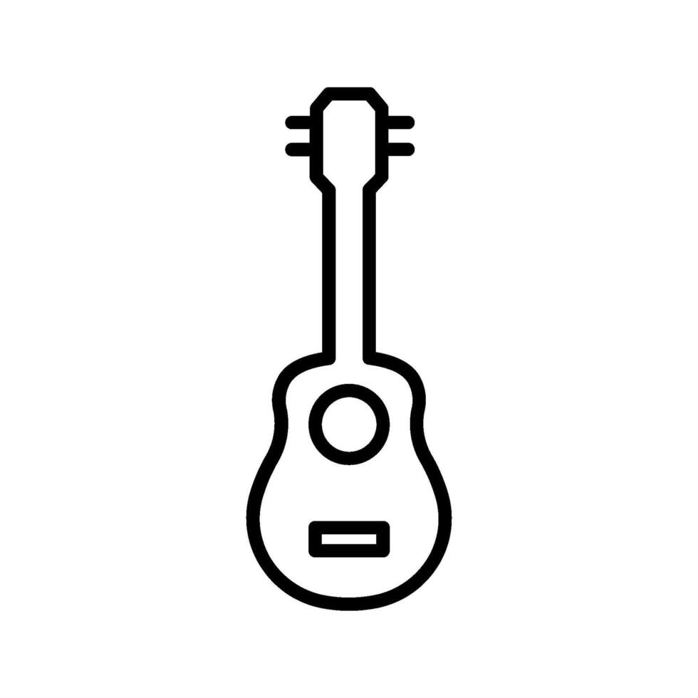 Ukulele icon color editable vector
