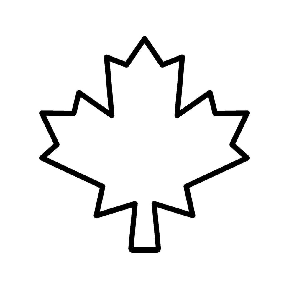 Maple leaf icon vector