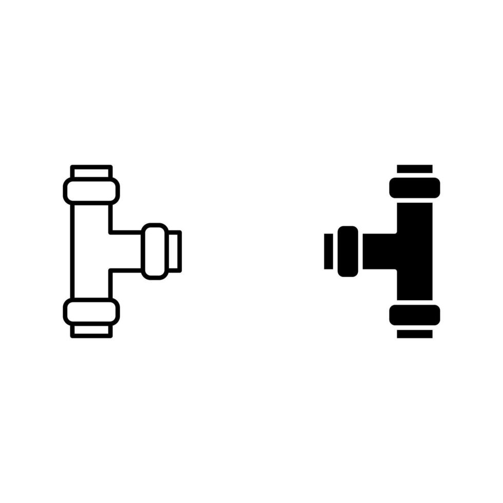 Pipe icon set. for mobile concept vector