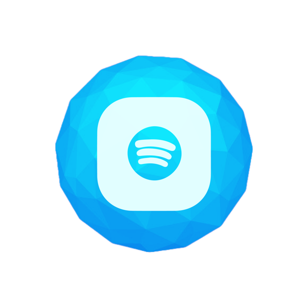 Spotify premium icon on circle png