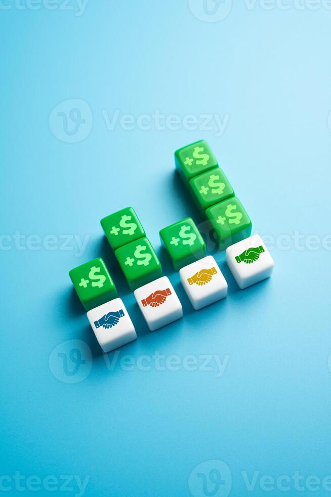Agreements on deals and comparison of profits from them. Mergers, acquisitions, and trade agreements impact revenue growth. Competitive strategy influence photo
