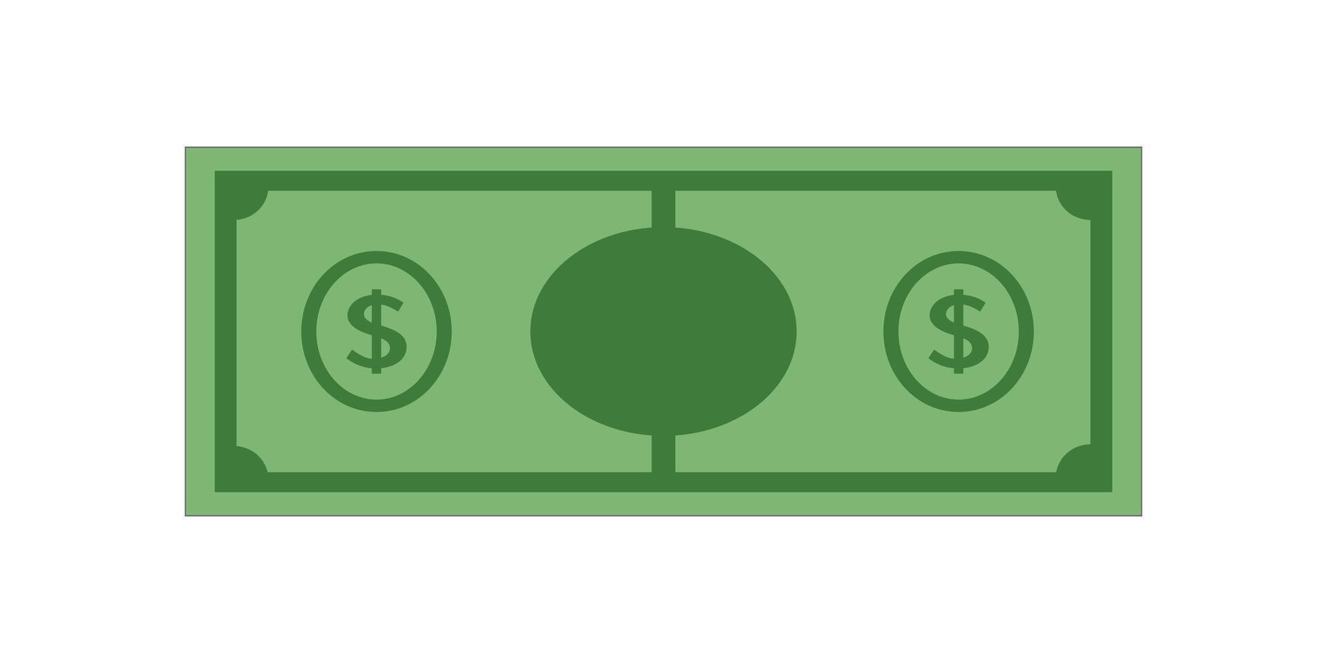 Cartoon Illustration of a Stack of Bundled Money with Dollar Sign on Isolated White Background and Transparent 1 vector