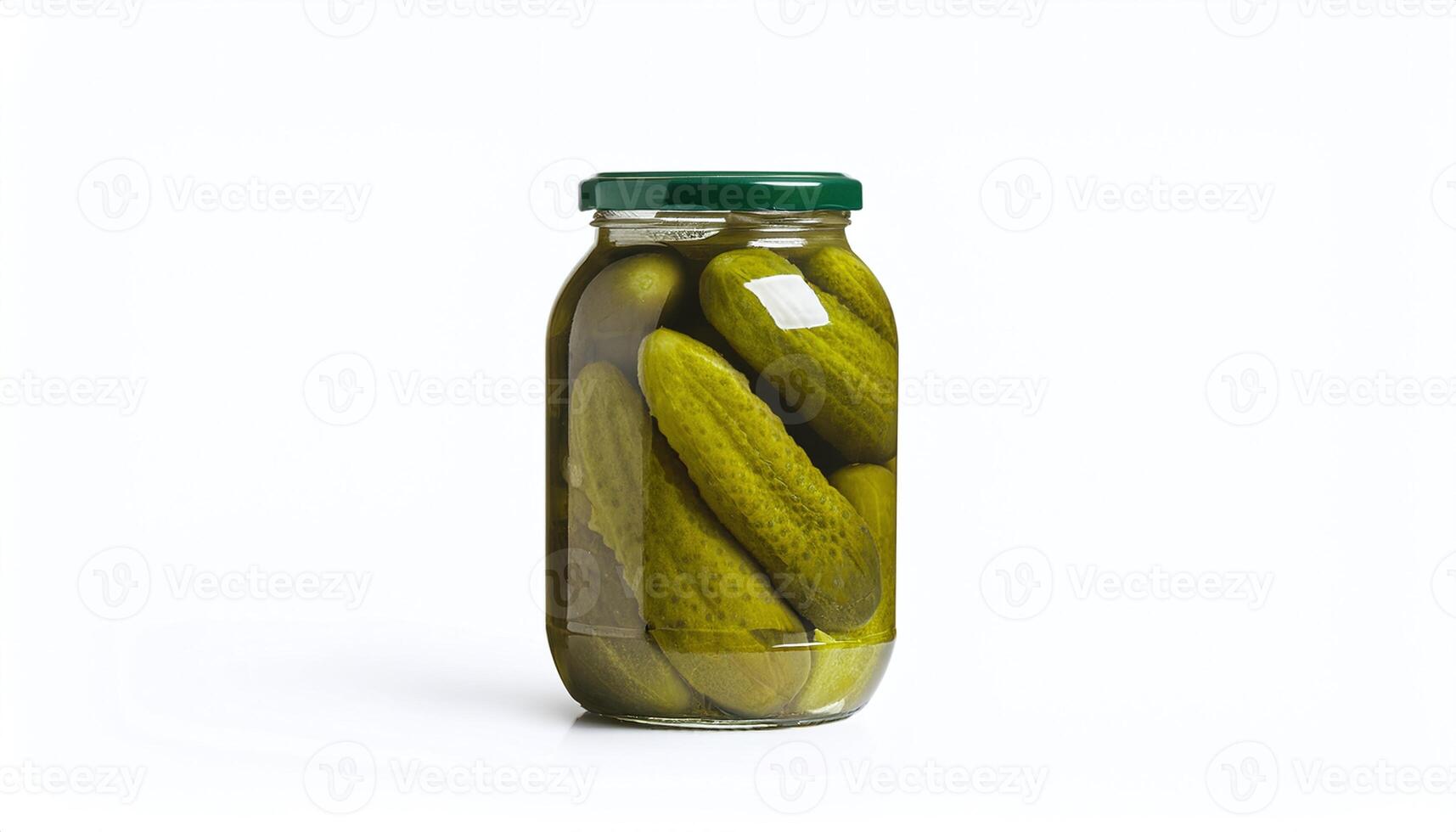Fresh Cucumbers Conserved in a Jar photo