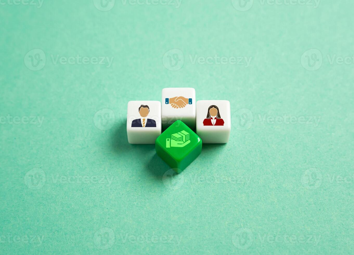 Enter into an agreement with a financial incentive. Bonuses, rewards, and performance-based earnings. photo