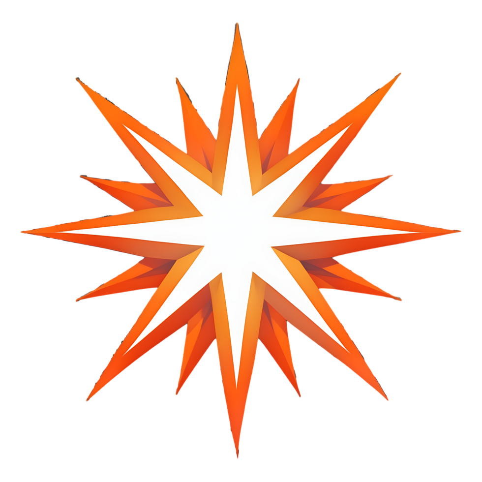 Dynamic Explosion Clipart Fiery Starburst for Digital Art png