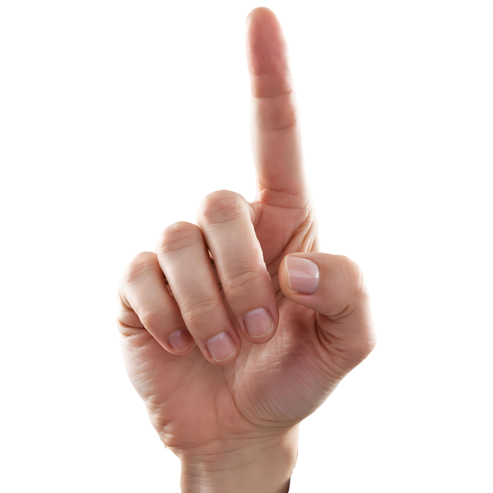 Index Finger Pointing Directional Gesture Stock Photo png