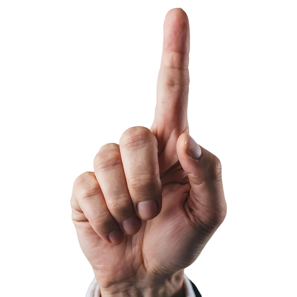 Hand Gesture Indicating Direction High-Quality png