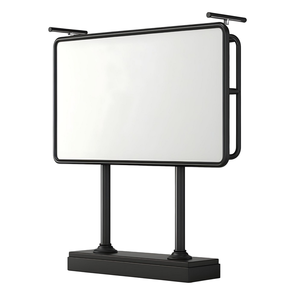 Isolated Blank Advertising Board Ideal for Commercial Use png