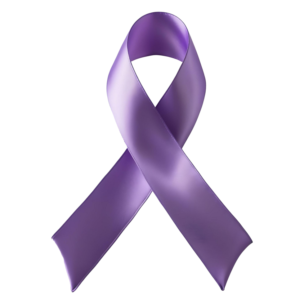 Purple Awareness Ribbon Symbol of Support Advocacy png