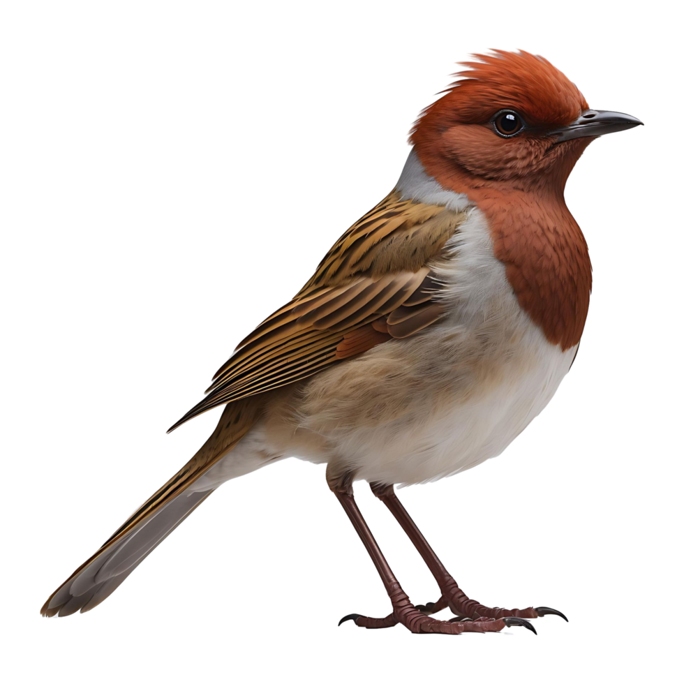 Beautiful Brown Sparrow Stock Image Great for Nature and Wildlife Projects png