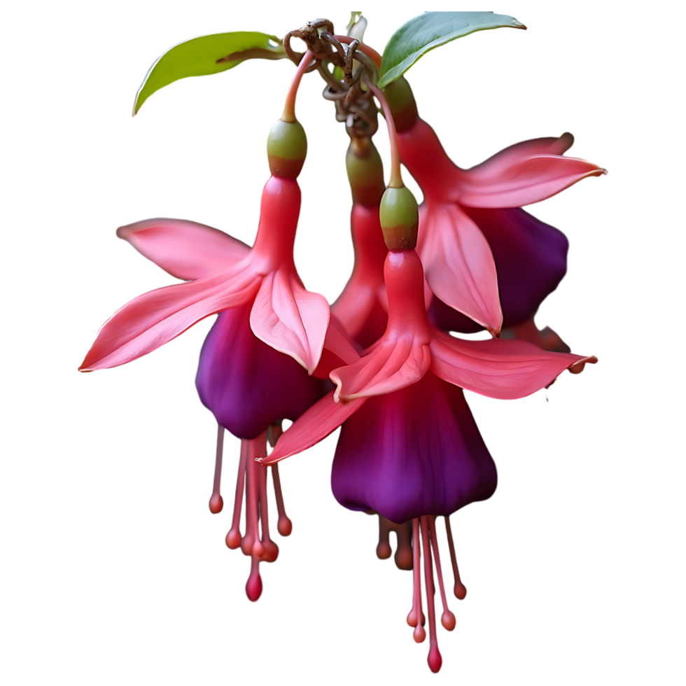 Vibrant Hanging Floral Arrangement Transparent Background png