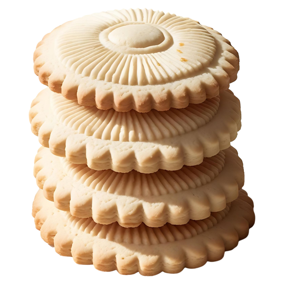 Traditional Shortbread Cookies High-Resolution Clipart png
