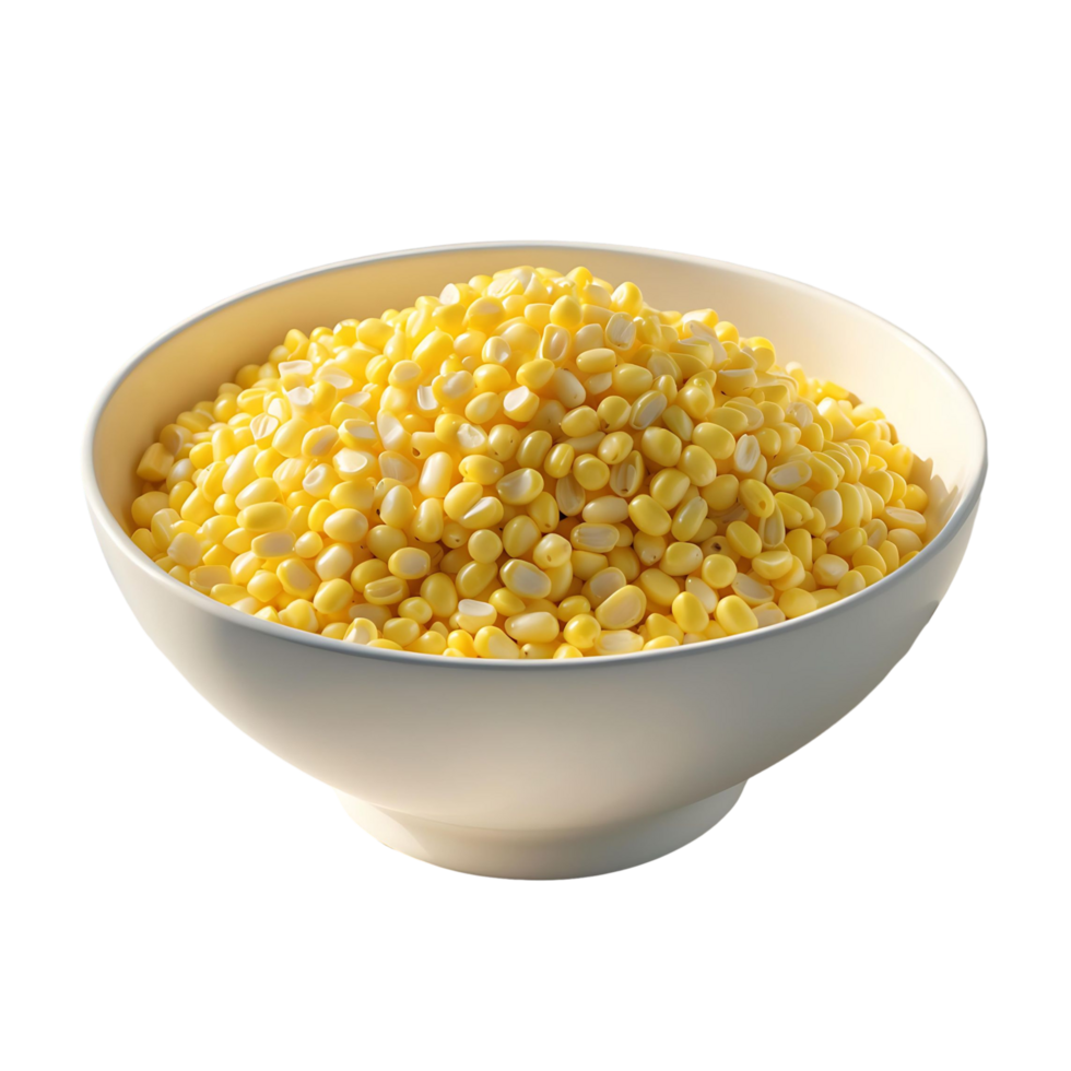 Tasty Cooked Corn Close-Up High-Resolution Transparent Image png