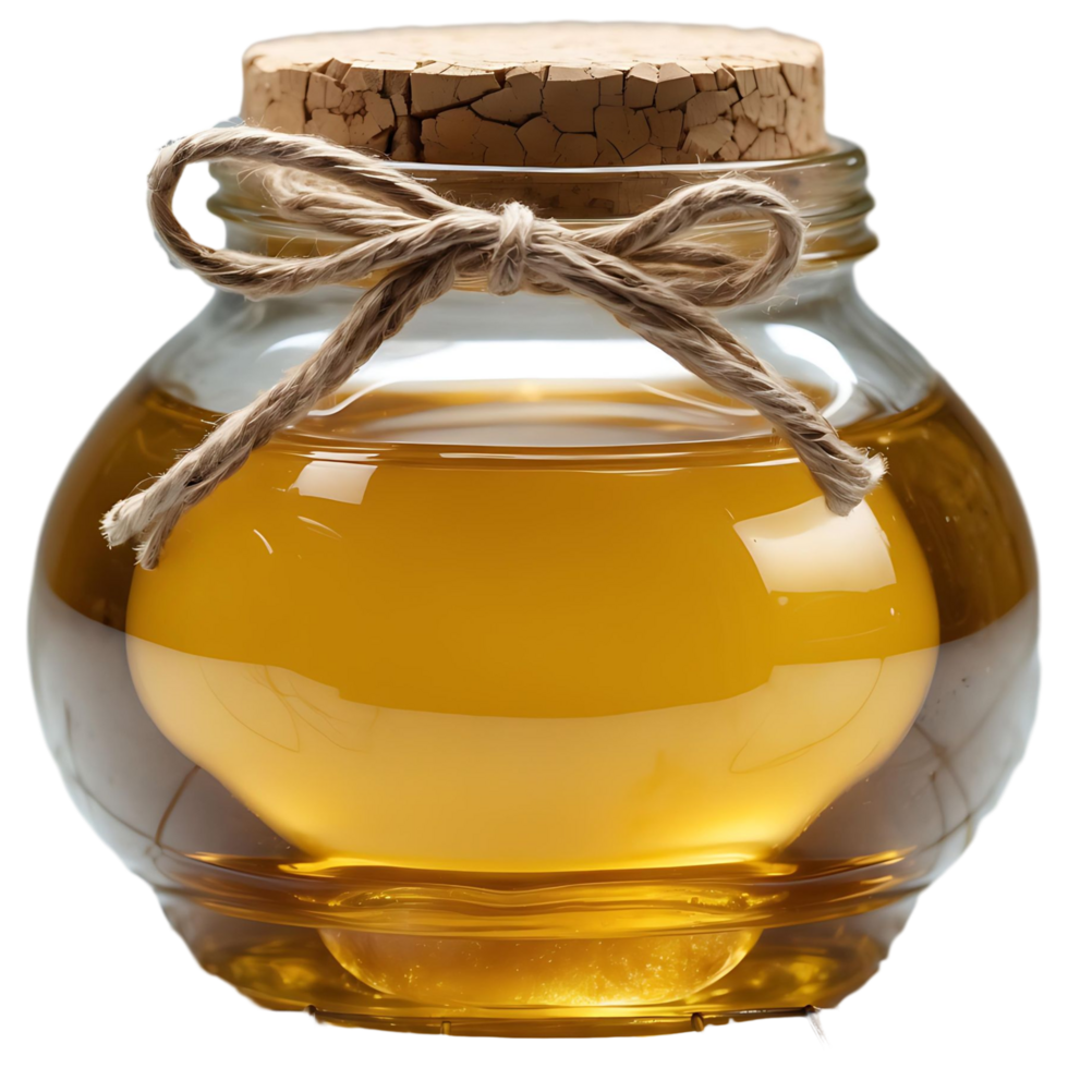 Isolated Honey Jar with Vintage Aesthetic Ideal for Packaging Design png