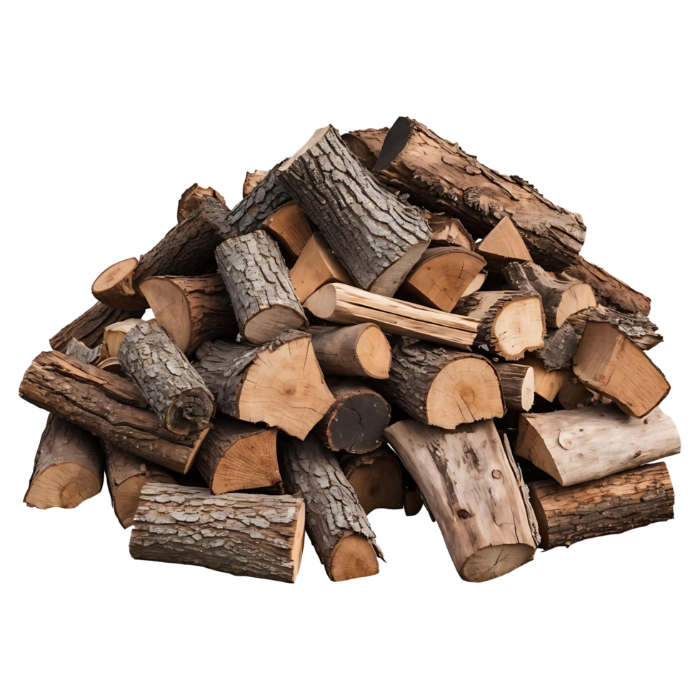 Rustic Dry Firewood Stack Ideal for Websites Blogs E-Commerce png
