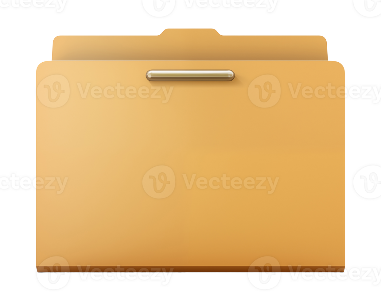 Illustration of a folder isolated on a transparent background png
