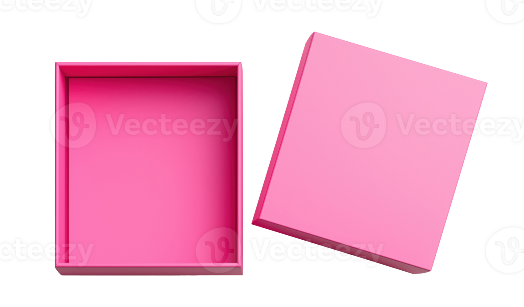 Pink Opened Box png