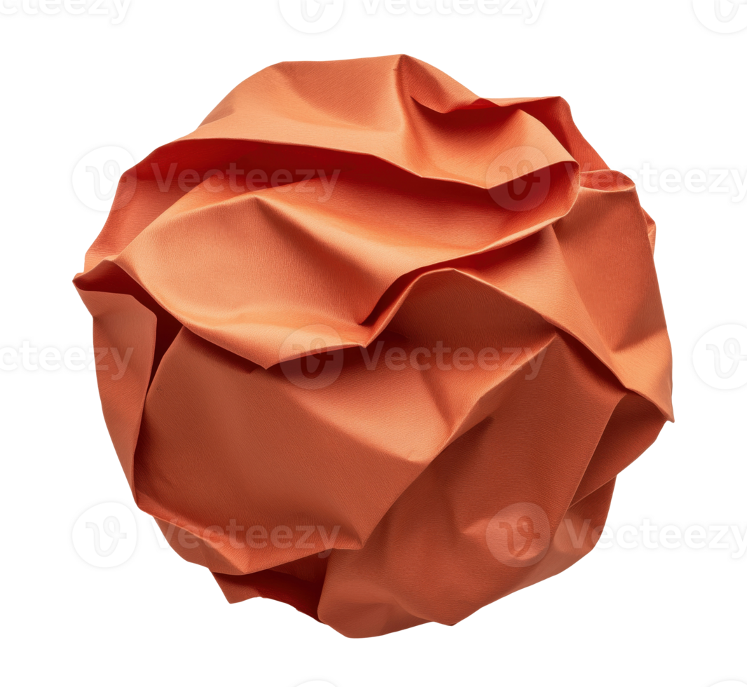 Red Crumpled Paper Ball png