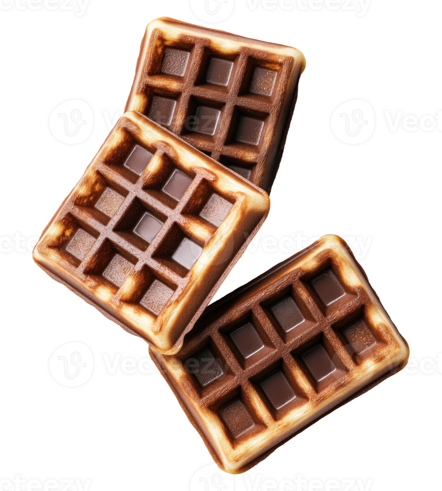 Waffles with Chocolate png
