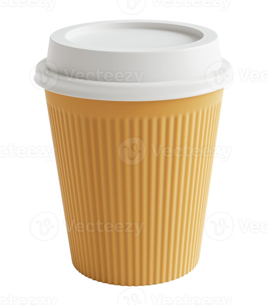 Yellow Coffee To Go Cup png