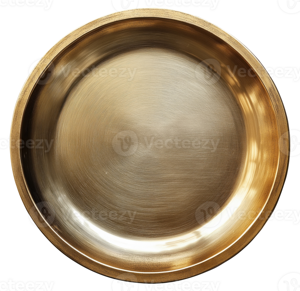 Brass Bowl Top View png