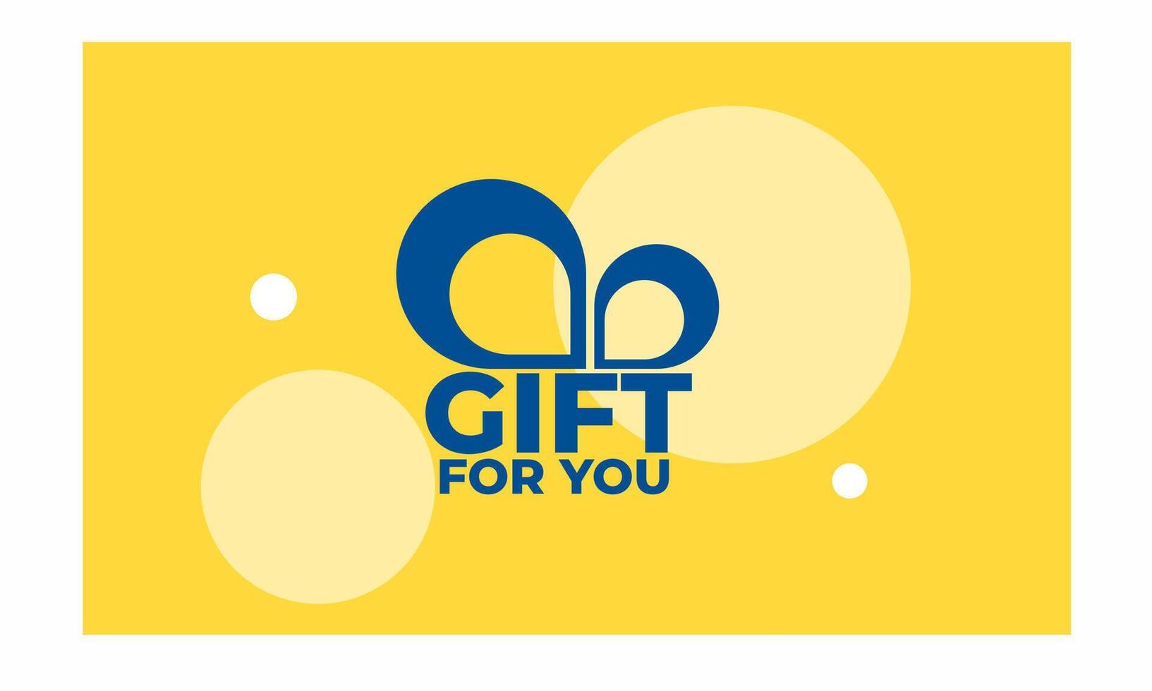Yellow Gift Card for Special Occasions Shopping Vouchers and Elegant Presentation vector