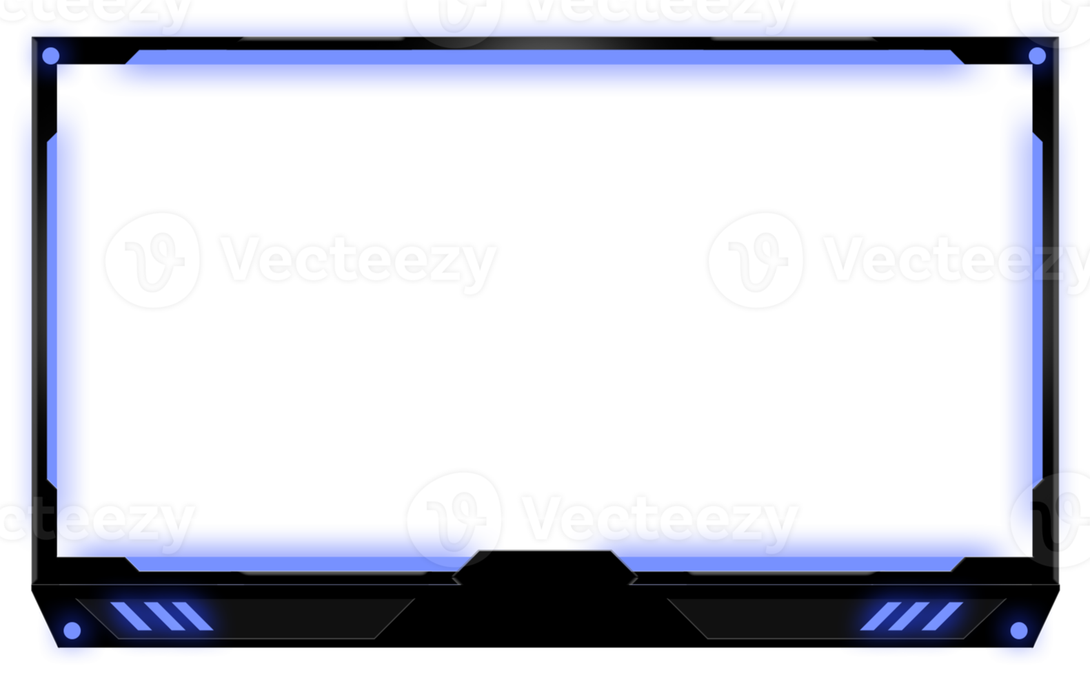 Facecam overlay for streamer and gamer png