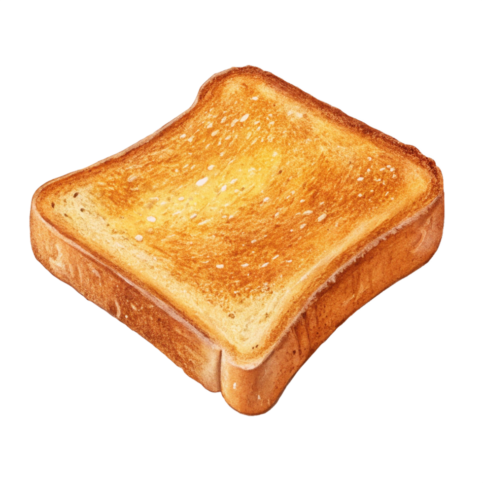 Tasty bread toast png