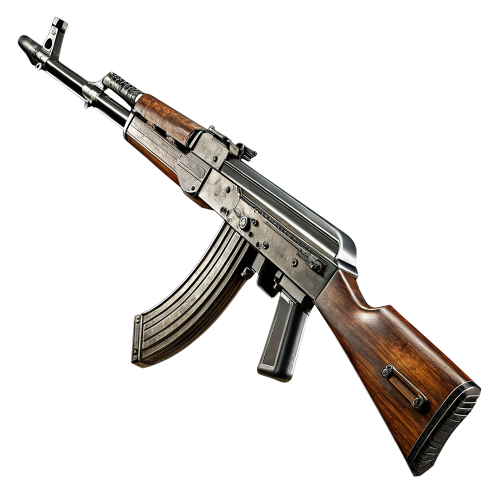 3d view of powerful gun png