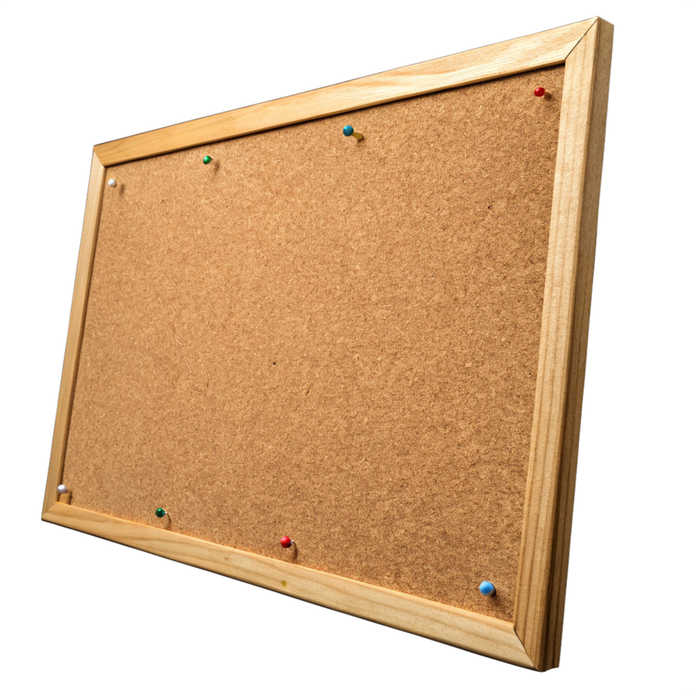 Empty space on corckboard png