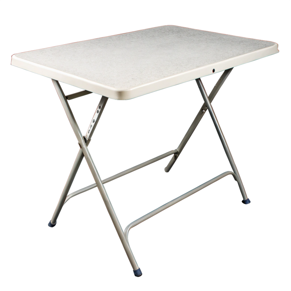 Folding table on transparent background png