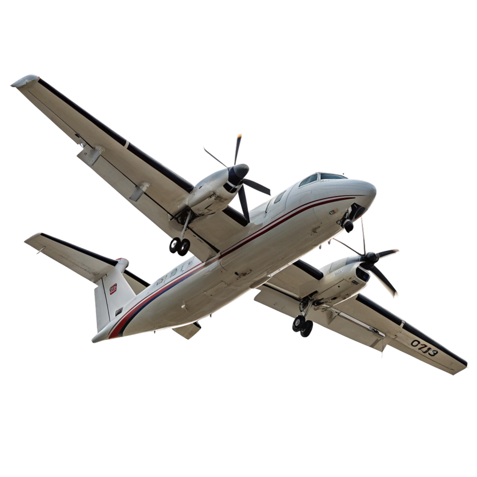 Flying aeroplane isolated png
