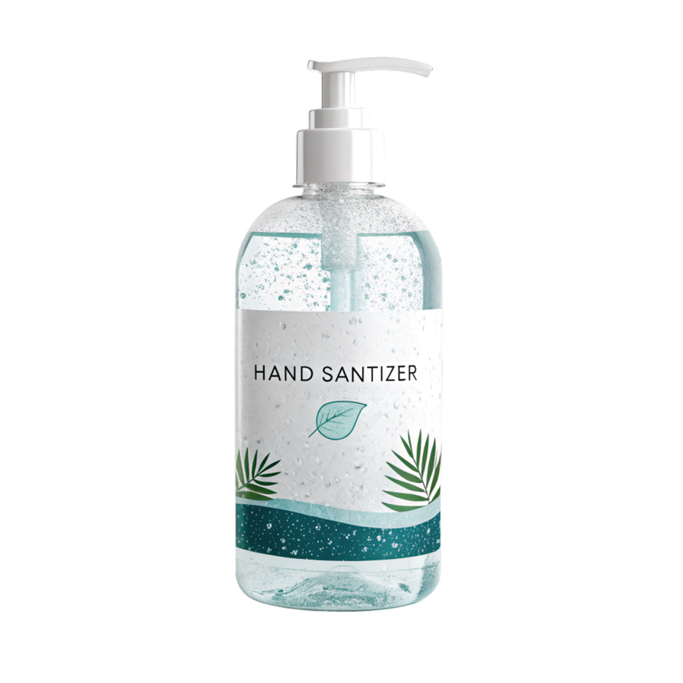 Hand sanitizer bottle isolated on transparent background png