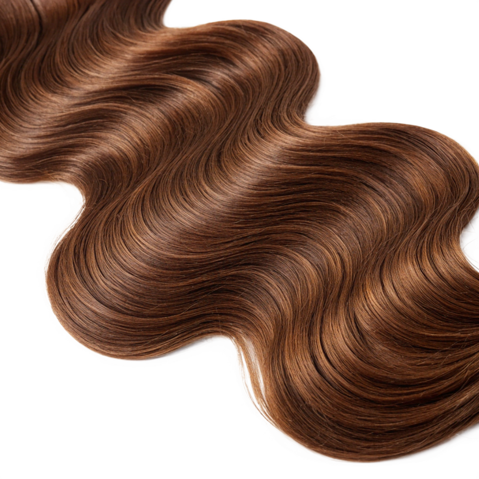 Gorgeous brown hair isolated png
