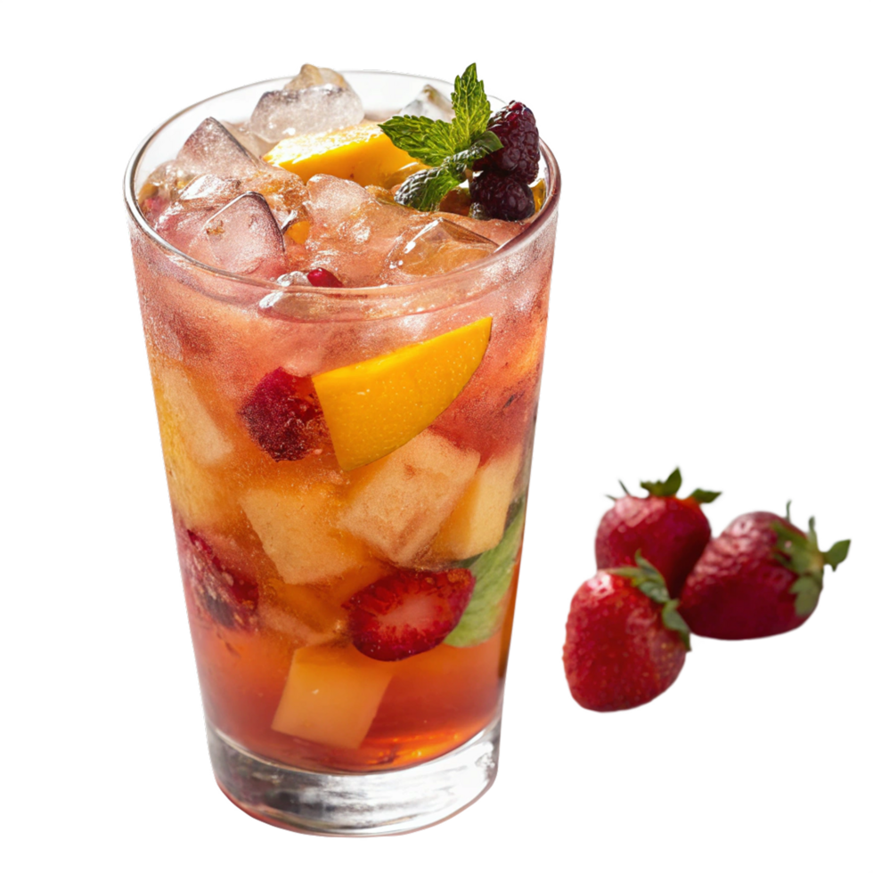 Freshly made tropical juice png