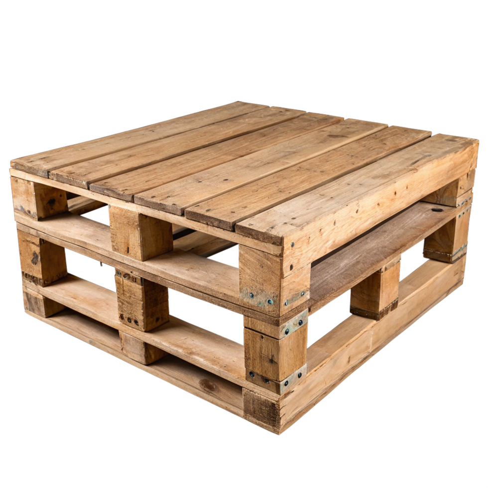 Pallet table on transparent background png