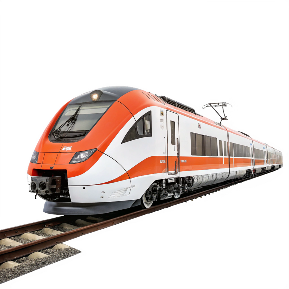 Modern highspeed metro train png