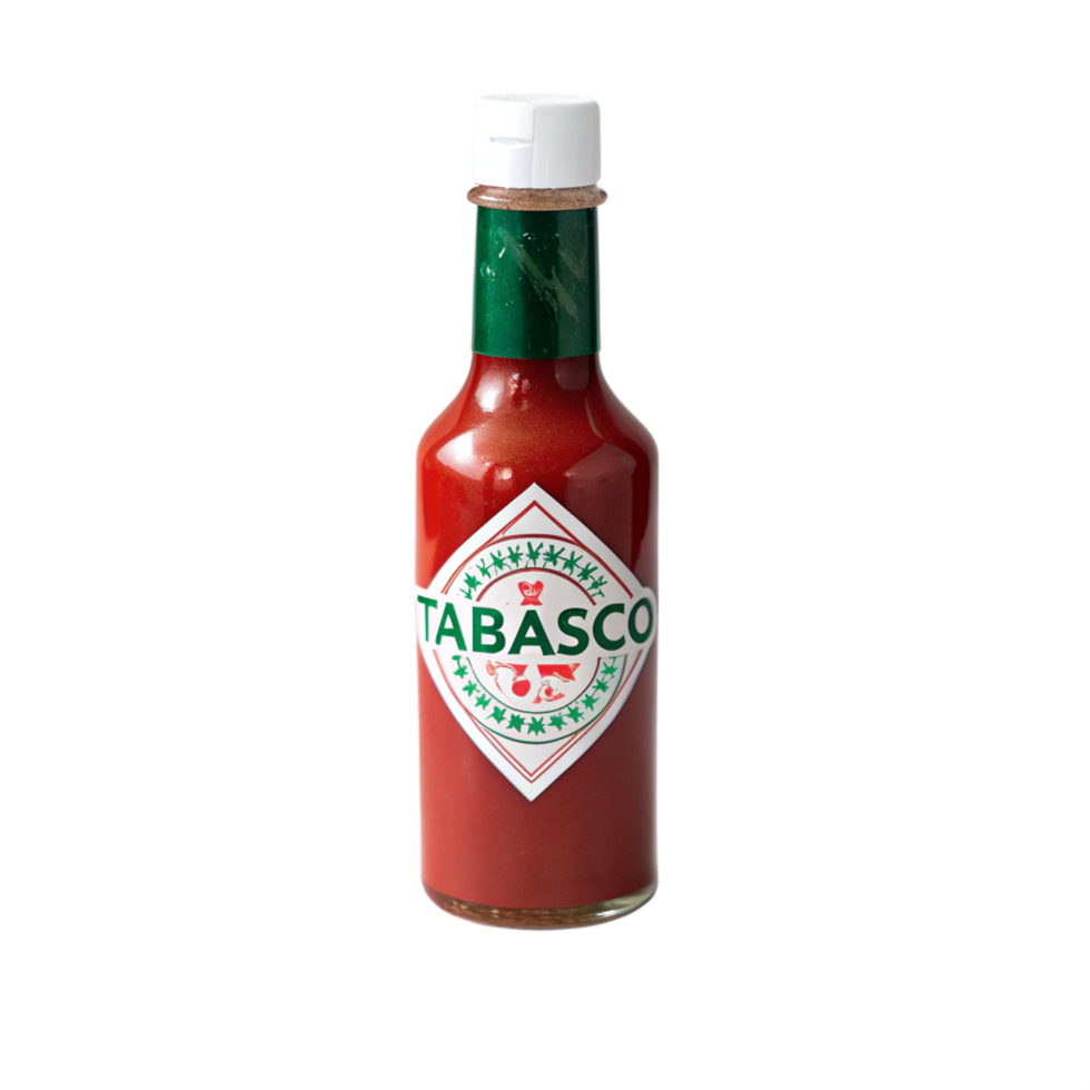 Tabasco sauce on transparent background isolated png