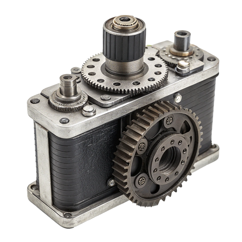 Realistic 3d style mechanical item on transparent background png
