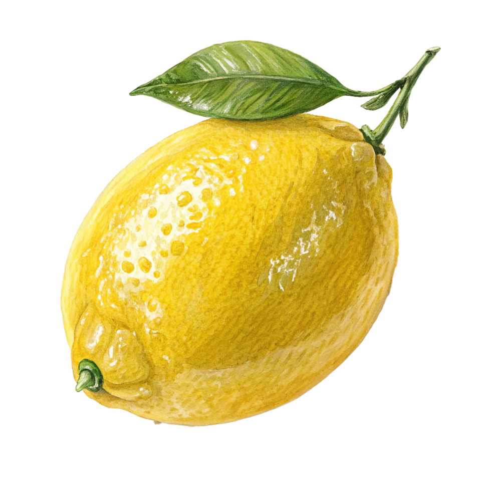 Lemon on transparent background png