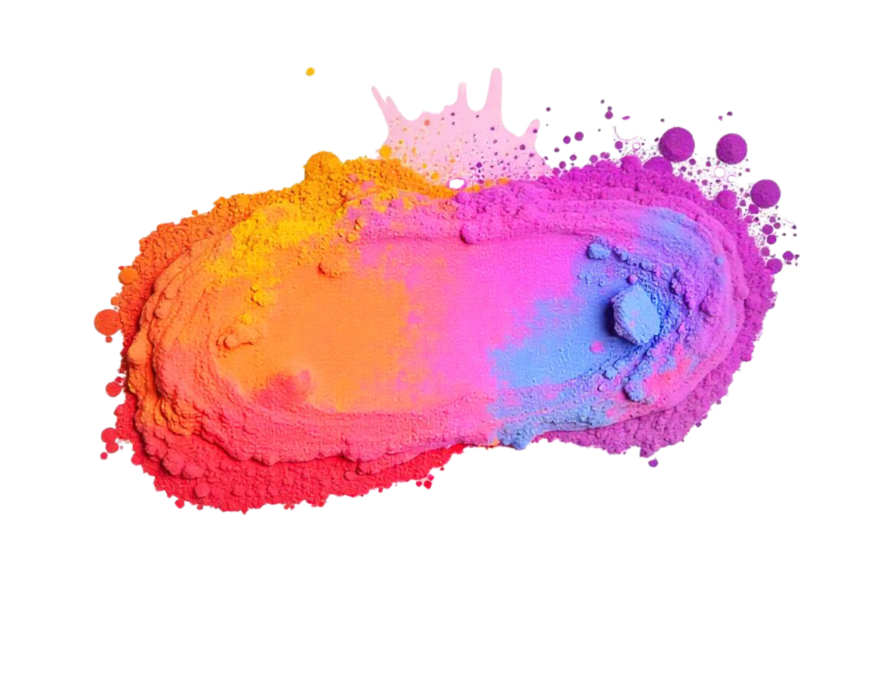 Holi color powder png