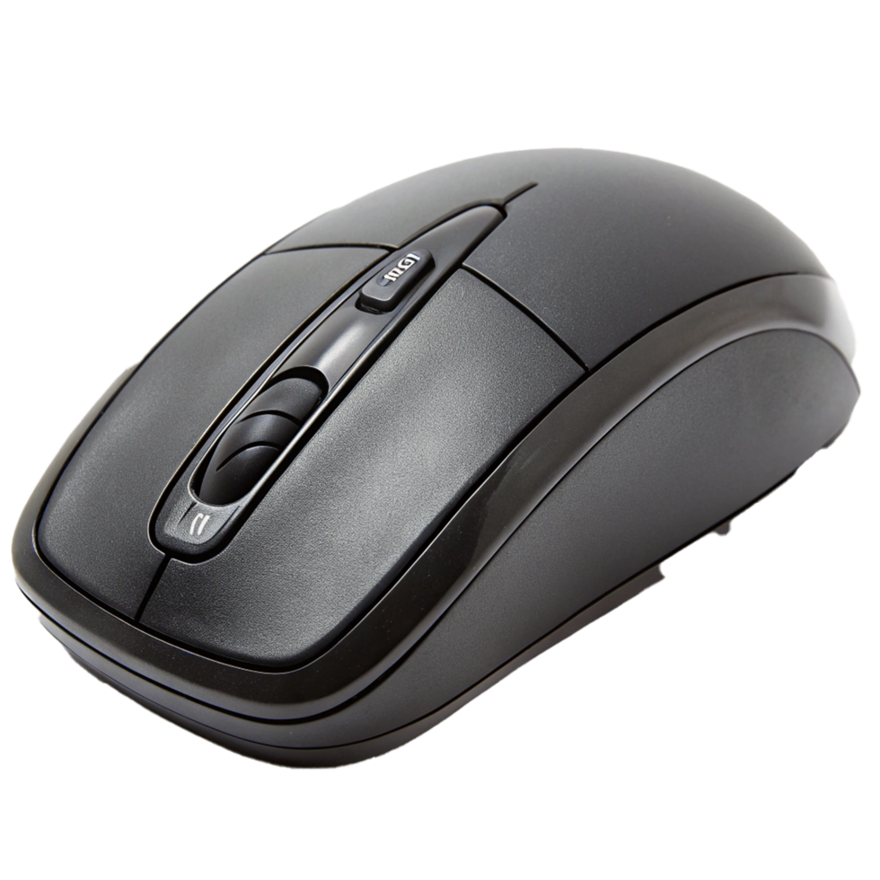 Realistic computer mouse isolated on transparent background png