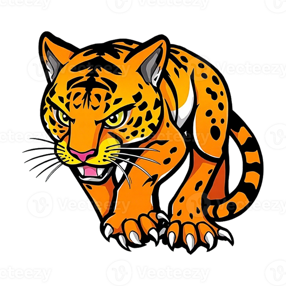 jaguar cartoon transparent background png