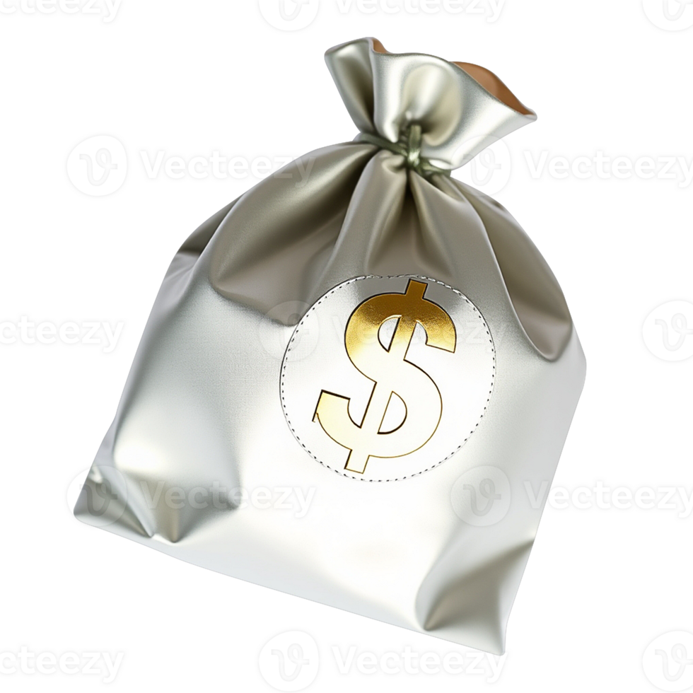 a bag with a dollar sign on it transparent background png