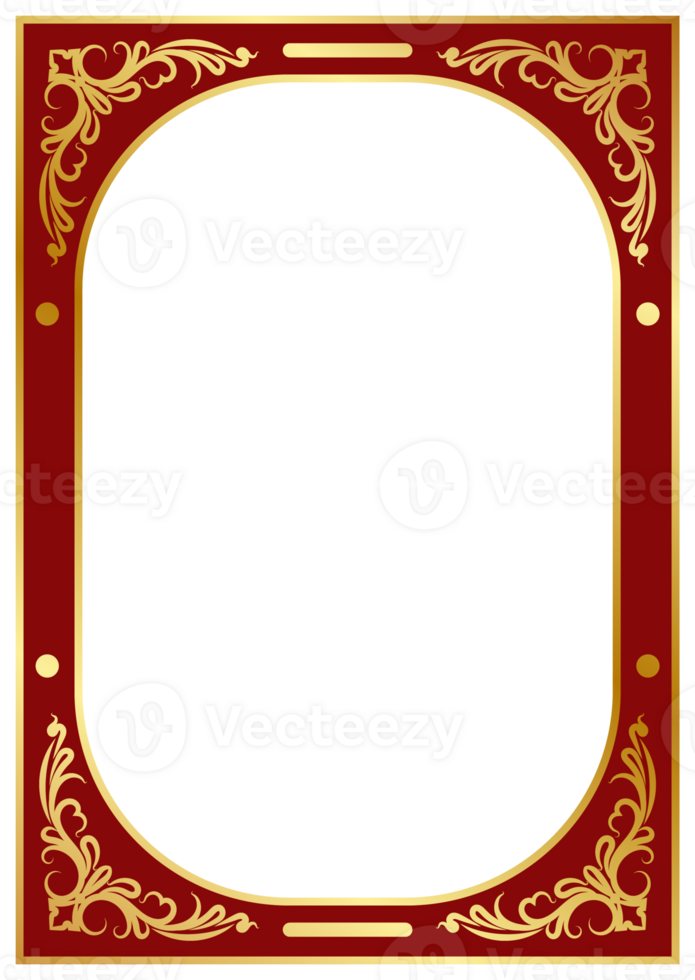 Elegant Luxury Frame, Vintage Ornamental Border for Cards and Invitations png