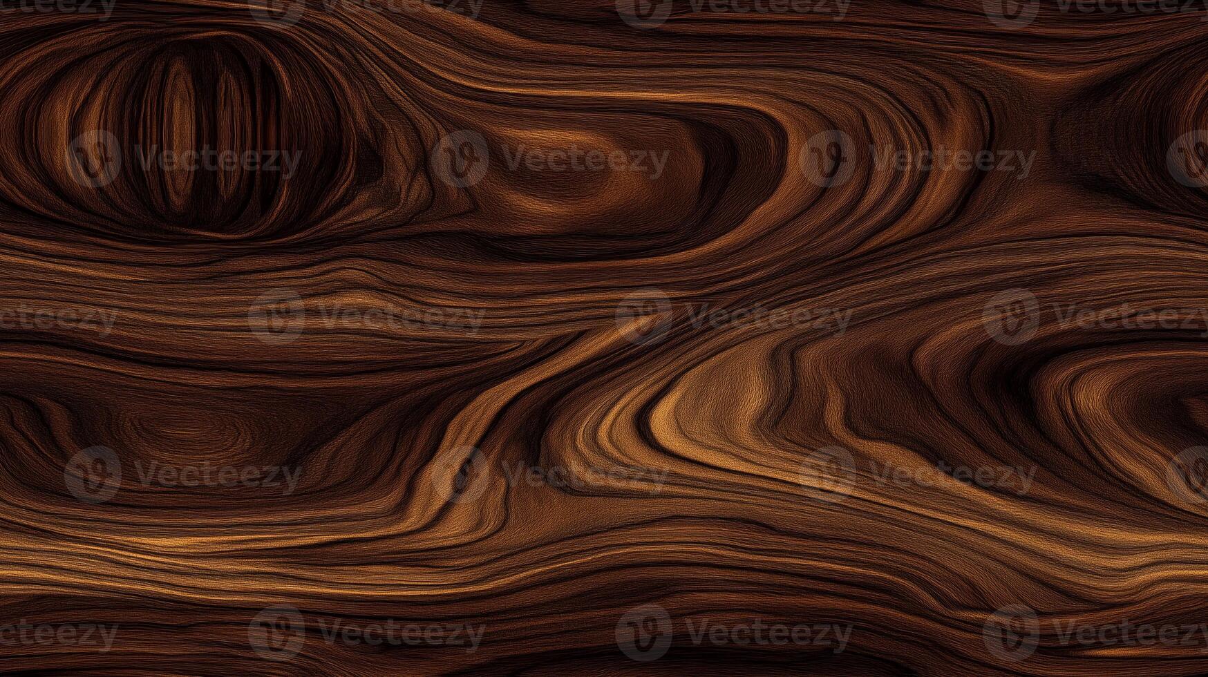 Dark Walnut Grain. Deep brown wooden surface with elegant natural patterns. photo