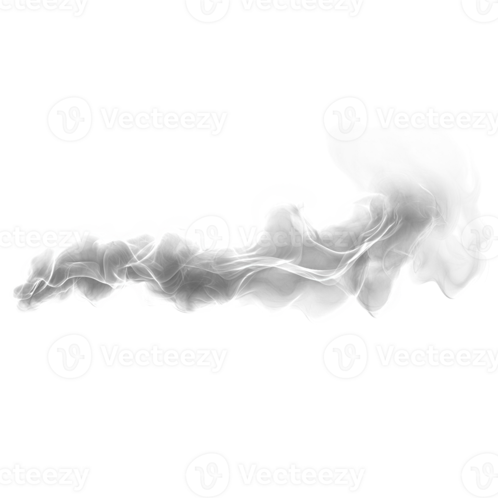 dark smoke isolated on transparent background png