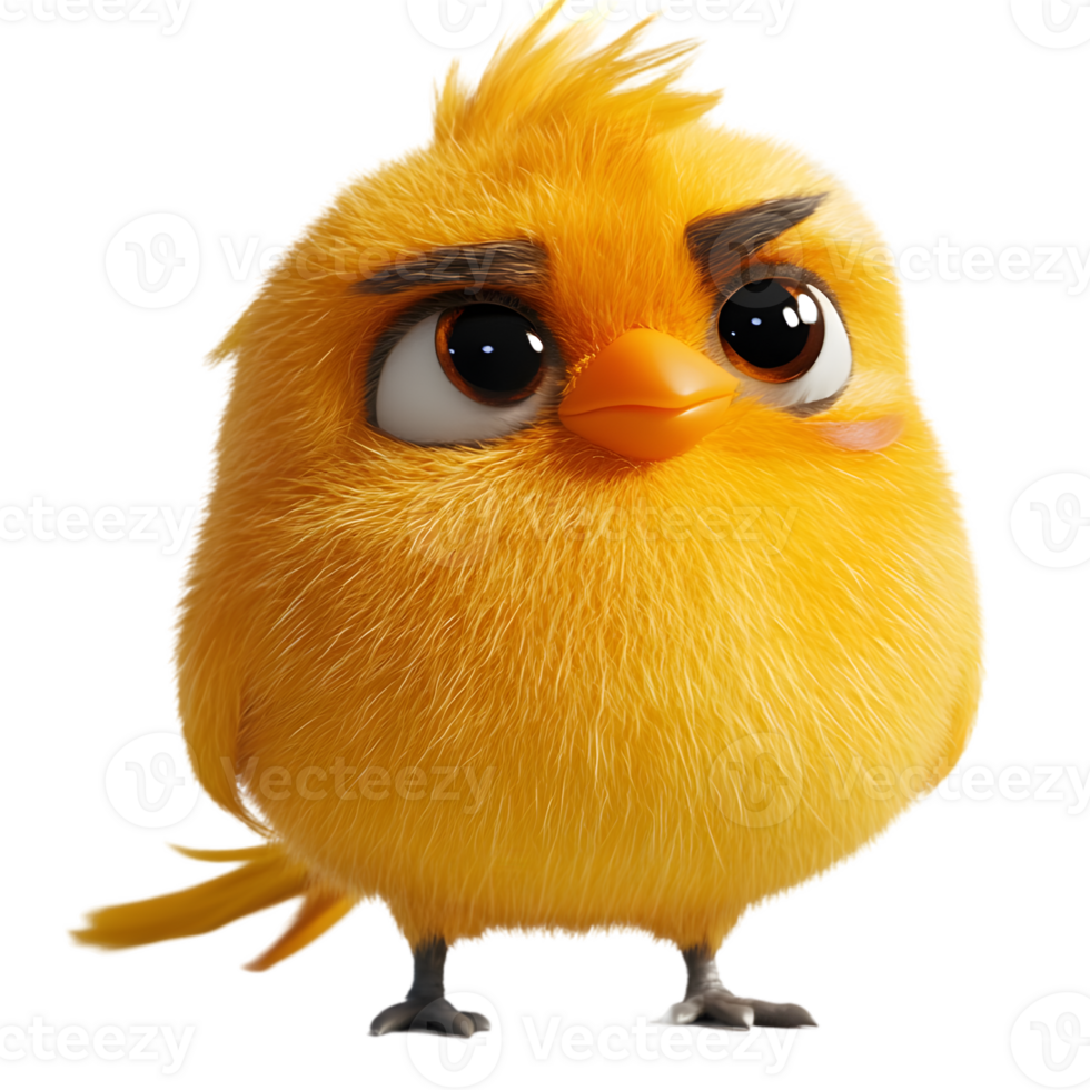 Angry Bird Character Illustration png