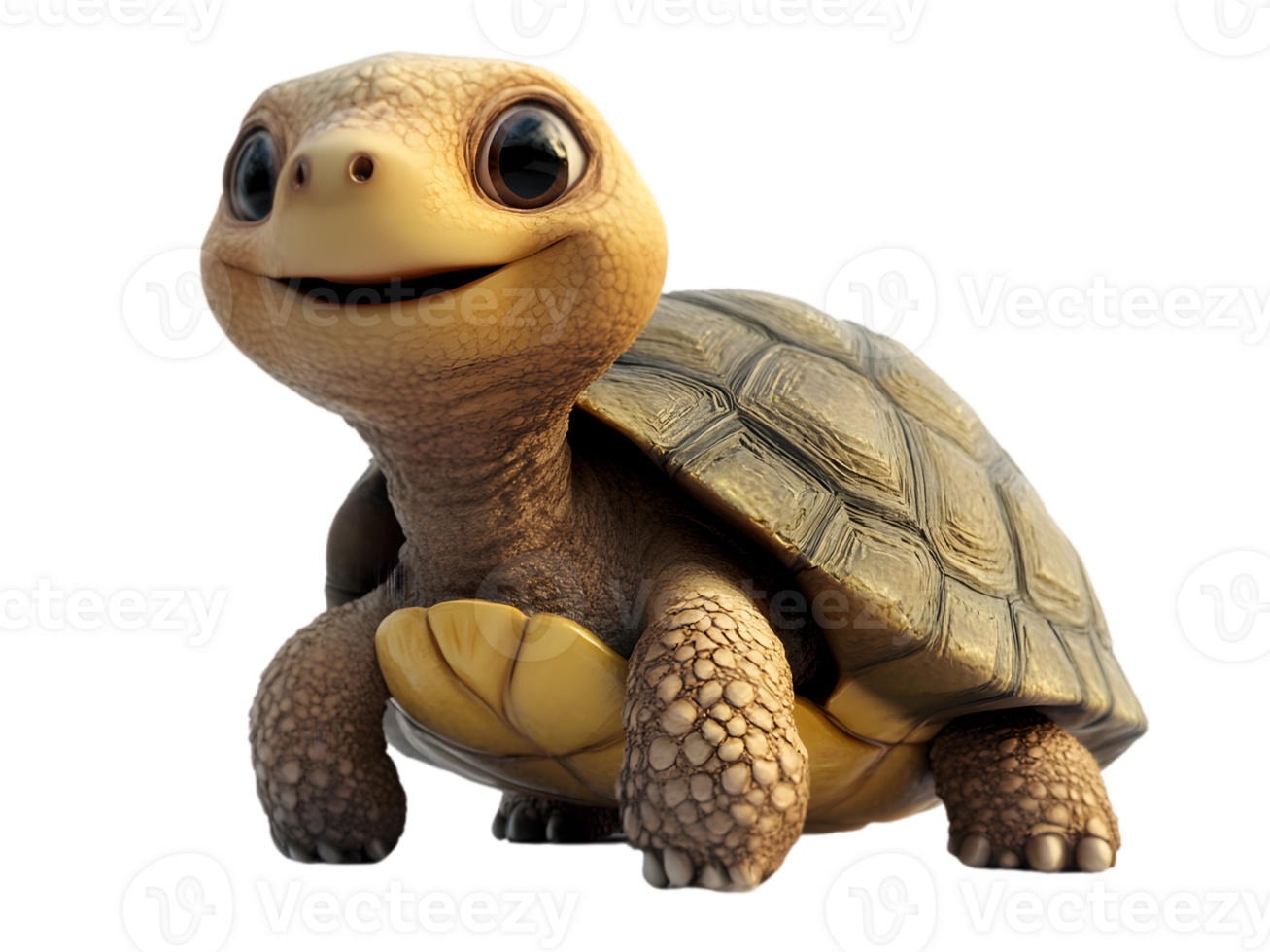 Adorable Cartoon Turtle png